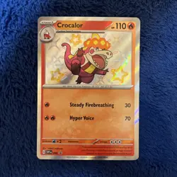 Pokemon TCG: Crocalor SVP080: Scarlet & Violet Black Star Promo NM Condition - Image 2