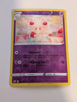 Alcremie 087/192 - Rebel Clash Pokemon Reverse Holo Foil Nice! - Image 1