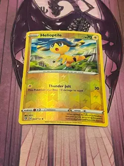 Helioptile 063/192 Rebel Clash Pokemon Reverse Holo Foil Nice! - Image 1