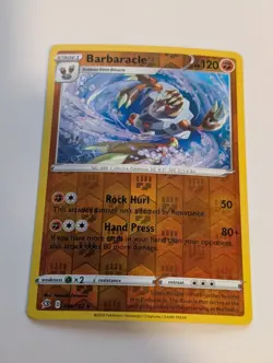 Barbaracle 104/192 - Rebel Clash Pokemon Reverse Holo Foil Nice! - Image 1