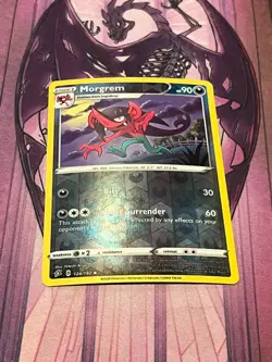 Morgrem - 124/192 Rebel Clash Pokemon Reverse Holo Foil Nice! - Image 1