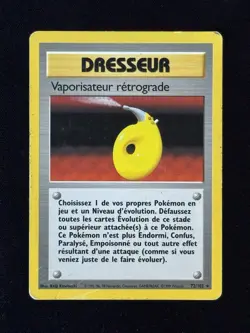 Carte Pokemon Vaporisateur Retrograde 72/102 Edition 2 Set de Base Wizards FR - Image 2