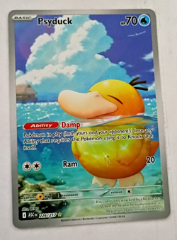 Pokemon TCG English Ascended Heroes Psyduck Illustration Rare 226/217 - NM - Image 1