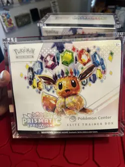 Prismatic Evolutions (Pokemon Center) ETB - Elite Trainer Box - Factory Sealed - Image 1