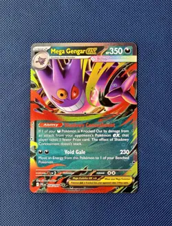 Mega Gengar ex 056/094 - ME02 Phantasmal Flames - Double Rare Pokemon English - Image 1