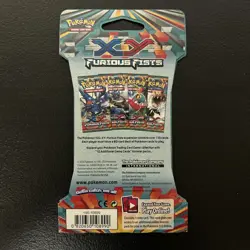 Pokemon TCG: XY Furious Fists Sleeved Booster Pack New Factory Sealed - Image 2
