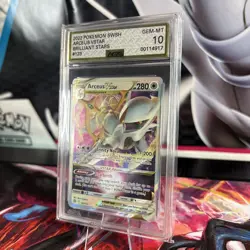Arceus VSTAR 123 SWSH: Brilliant Stars AGS 10 GEM MINT Pokemon TCG - Image 2