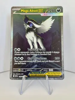 Pokemon TCG Mega Absol EX 180/132 Me01: Mega Evolution Holo Rare - Image 1