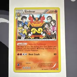 Pokemon Emboar 27/113 Legendary Treasures Holo Rare Stage 2 150 HP Heat Crash - Image 1