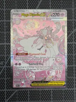 Mega Diancie ex 282/217 SIR Ascended Heroes Evolution NM English Pokemon TCG - Image 3