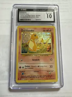 Pokemon 2023 Charmander Charizard& Ho-oh Ex Deck Holo 001 Graded 10 Ships In Box - Image 1