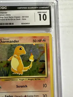 Pokemon 2023 Charmander Charizard& Ho-oh Ex Deck Holo 001 Graded 10 Ships In Box - Image 4