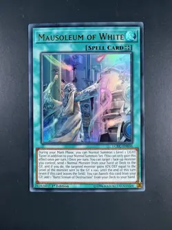 Yugioh - Mausoleum Of White - Ultra Rare - LCKC - 1st - Image 1