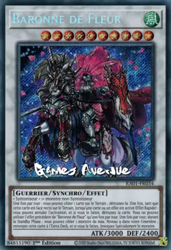 Yu-Gi-Oh ! Baronne de Fleur RA01-FR034 VF/SECRET - Image 1