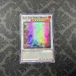 Yugioh Blue-Eyes Spirit Dragon LDS2-EN020 Ultra Rare 1st Ed PURPLE - Image 1