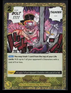 Thunder Bolt (Jolly Roger Foil) OP03-121 One Piece Premium Booster -The Best- NM - Image 1