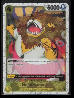Nekomamushi (Jolly Roger Foil) OP06-110 One Piece Premium Booster -The Best- NM - Image 1