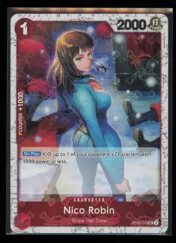 Nico Robin (Jolly Roger Foil) OP05-010 One Piece Premium Booster -The Best- NM - Image 1