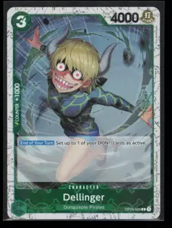 Dellinger (Jolly Roger Foil) OP04-029 One Piece Premium Booster -The Best- NM - Image 1