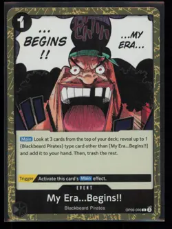 My Era...Begins!! (Reprint) OP09-096 One Piece Premium Booster -The Best- 2 NM - Image 1