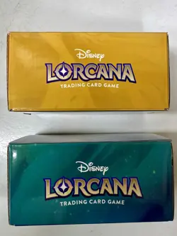 Disney Lorcana Card Storage Boxes Lot of 2 Whispers in the Well & Rescue Rangers - Image 2