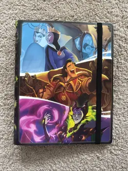 Disney Lorcana The First Chapter Villians 9 Pocket Binder Costco Holds 252 Cards - Image 1