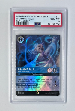 Gramma Tala - Spirit Of The Ocean ENCHANTED Disney Lorcana #217 PSA 10 GEM MINT - Image 1