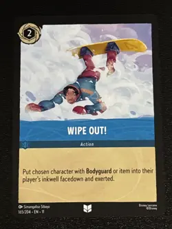 Disney Lorcana Winterspell Wipe Out! 165/204 NM - Image 1