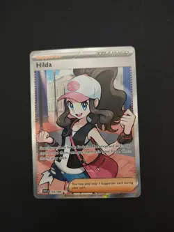 Hilda 164/086 Full Art Ultra Rare White Flare Pokemon TCG Trainer Card - Image 1