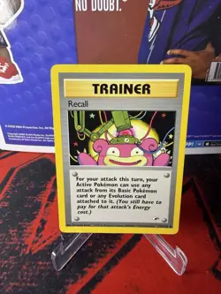 Pokemon Gym Heroes - Recall 116/132 - Uncommon Trainer Card - LP - Image 1
