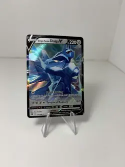 Origin Forme Dialga V 113/189 Ultra Rare SWSH10: Astral Radiance Pokemon Card - Image 1