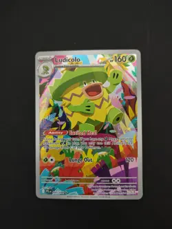 Pokemon Card Ludicolo 095/094 Illustration Rare Phantasmal Flames Near Mint - Image 1