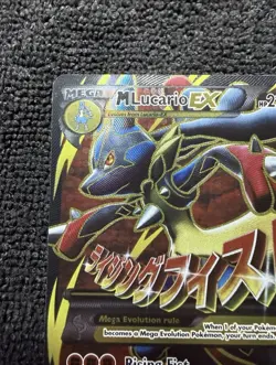 Pokemon TCG M Lucario EX Holo Full Art Ultra Rare Card 55a/111 - Image 2