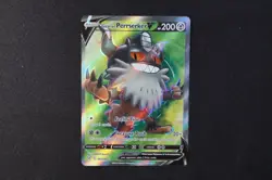 Galarian Perrserker V 183/196 Holo Shiny Pokemon TCG Card Lost Origin NEAR MINT - Image 1