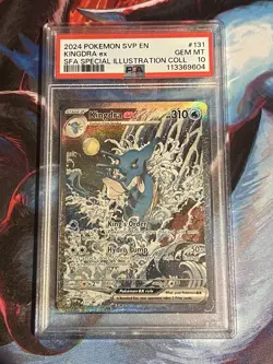Kingdra ex 131 Sv: Scarlet & Violet Black Star Promo Cards Holo PSA 10 - Image 1