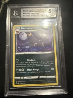Pokemon Umbreon TCG SWSH129 Sword & Shield Promo Card Holo Mint/Near Mint - Image 3