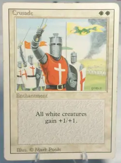 MTG Crusade MTG Revised MP Vintage Card BANNED - Image 1