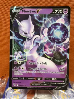 Pokemon TCG Mewtwo v Full Art Holo Ultra Rare Card 030/078 NM 1799 - Image 1
