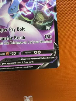 Pokemon TCG Mewtwo v Full Art Holo Ultra Rare Card 030/078 NM 1799 - Image 5