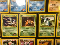 20 Card LP Vintage Pokemon Gym Heroes/Challenge Lot -English – Commons/Uncommons - Image 5