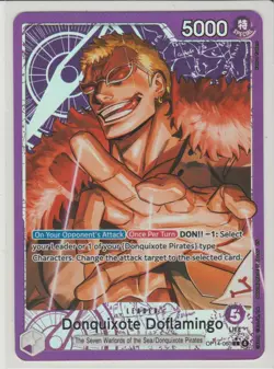 Donquixote Doflamingo - Alternate Art Leader One Piece Card OP14-060 - Image 1