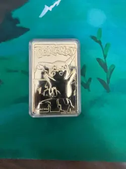 Pokemon Vintage 1999 23K Gold Plated Card Burger King Limited Edition Pikachu - Image 1