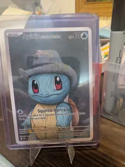 Squirtle with Grey Felt Hat Pokemon x Van Gogh Black Star Promo ACG Art Card NM - Image 1