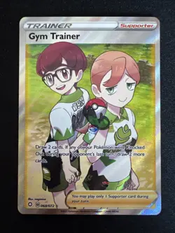 Pokemon TCG Shining Fates Ultra Rare Holo Full Art Gym Trainer Card 068/072 - Image 1