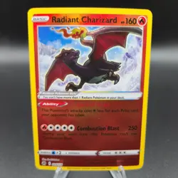 Radiant Charizard 020/159 Pokemon Card - Crown Zenith - NM - Image 1