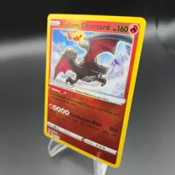 Radiant Charizard 020/159 Pokemon Card - Crown Zenith - NM - Image 2