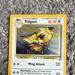 Pidgeot Base Set 2 14/130 Holo Rare 80 HP Wizards Pokemon TCG Card English - Image 5
