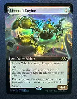 MTG Lifecraft Engine 423 Extended Art FOIL Promo Magic the Gathering TCG - Image 1