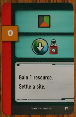 Evacuation Board Game P4 Promo Card Spielbox Magazine 1 / 2024 Delicious Games - Image 1