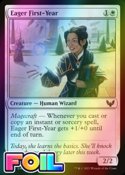 x1 Eager First-Year STX MTG 16/275 FOIL COMMON M/NM 1x - Image 1